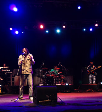 man in a concert